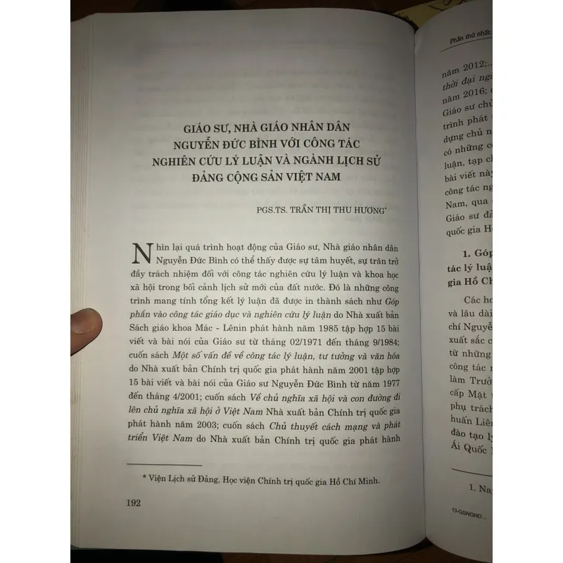 Giáo sư nhà giáo nhân dân - Nguyễn Đức Bình  688050