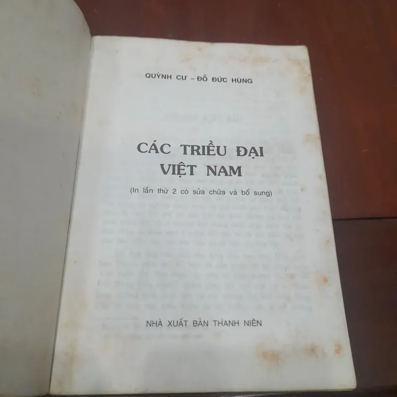 CÁC TRIỀU ĐẠI VIỆT NAM 571870