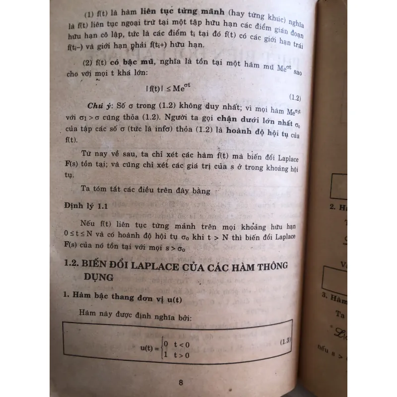 Phép biến đổi Laplace - Nguyễn Kim Đính 1025899