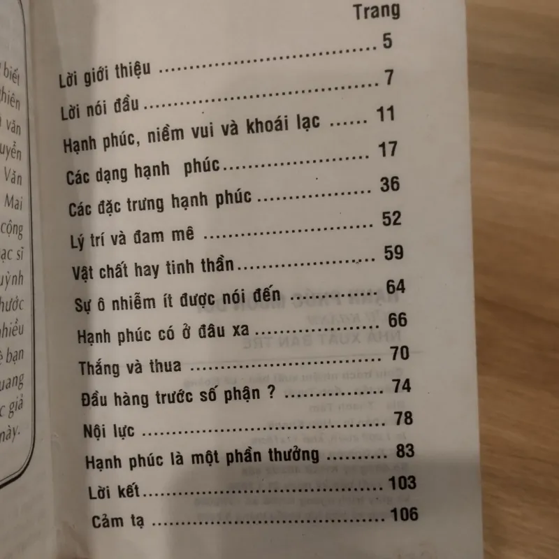 sách "Hạnh phúc muôn đời" của tác giả Hữu Khánh, được phát hành bởi Nhà xuất bản Trẻ.
 1032298