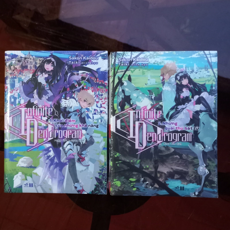 Combo Light Novel Infinite Dendrogram 1-2 bản đặc biệt nguyên seal full quà lần in đầu 527878
