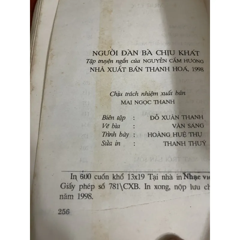 Người đàn bà chịu khát Nguyễn Cẩm Hương 1005226