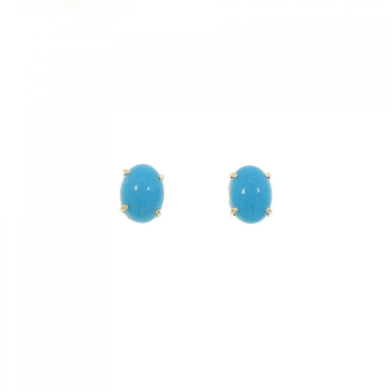 K18YG Bông tai Turquoise - Hàng hiệu Chính hãng 863792