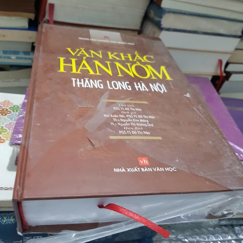 Văn khắc Hán Nôm Thăng Long Hà Nội | bìa cứng nguyên seal 419505