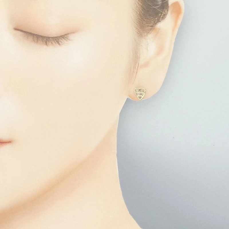 K18YG Bông tai kim cương 0.24CT - Hàng hiệu Chính hãng 868536