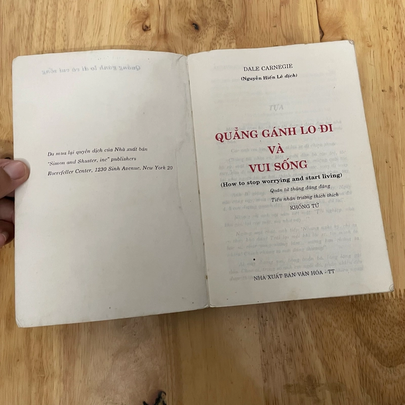 II Tựa sách: Quẳng Gánh Lo Đi Và Vui Sống - Dale Carnegie - Nguyễn Hiến Lê (Dịch) - 1999 473218