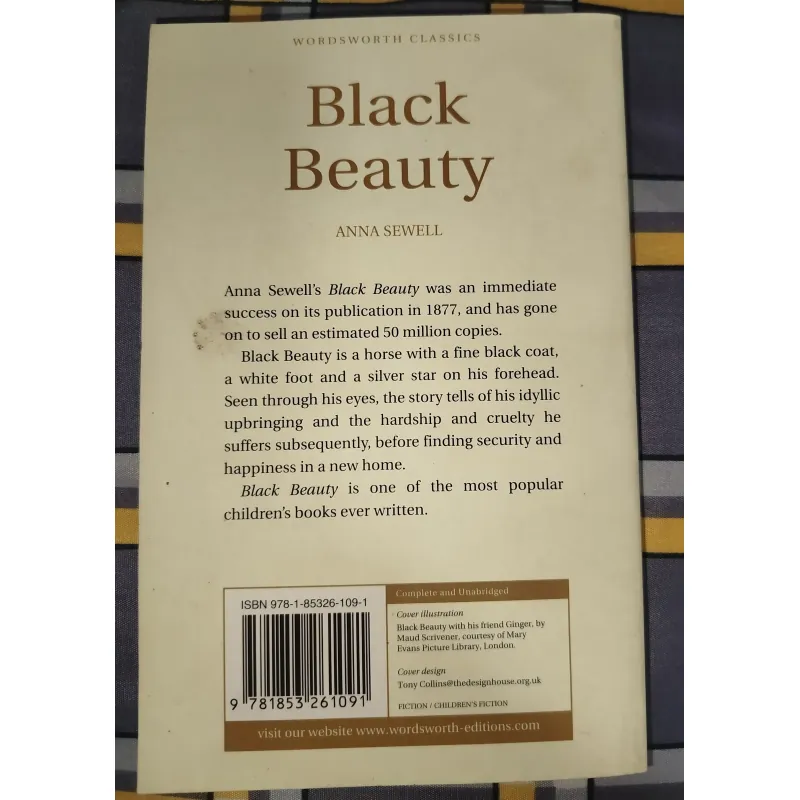 Sách Tiểu Thuyết Black Beauty của Anna Sewell - Sách tiếng Anh 617476