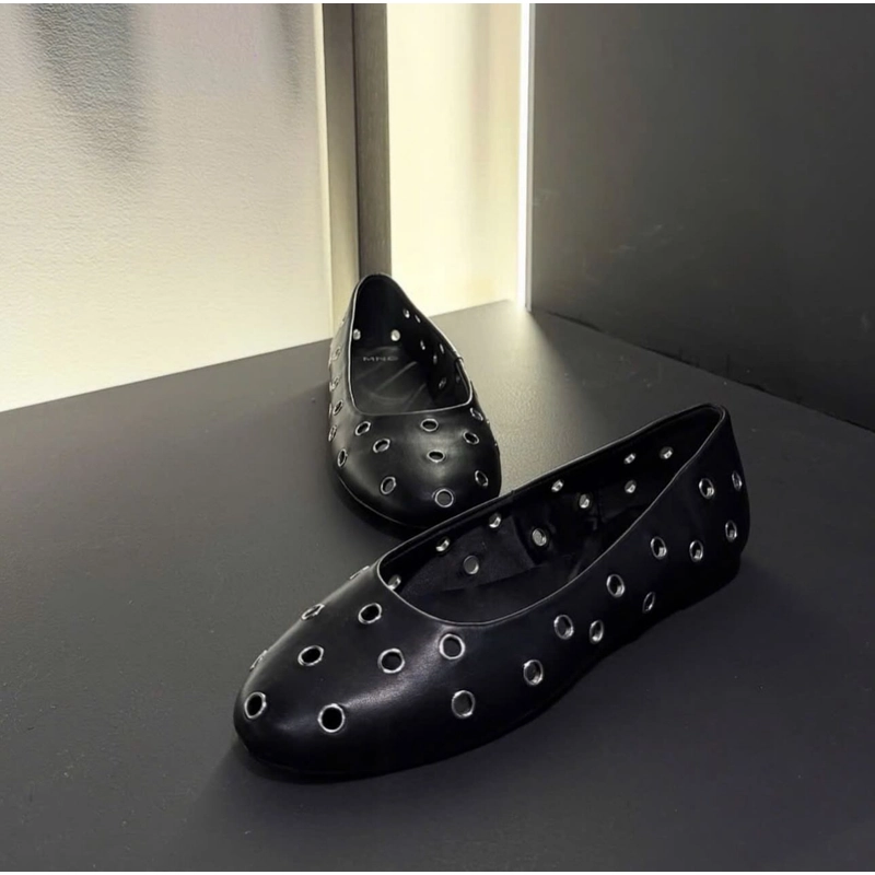 MNG studded ballerinas 463445