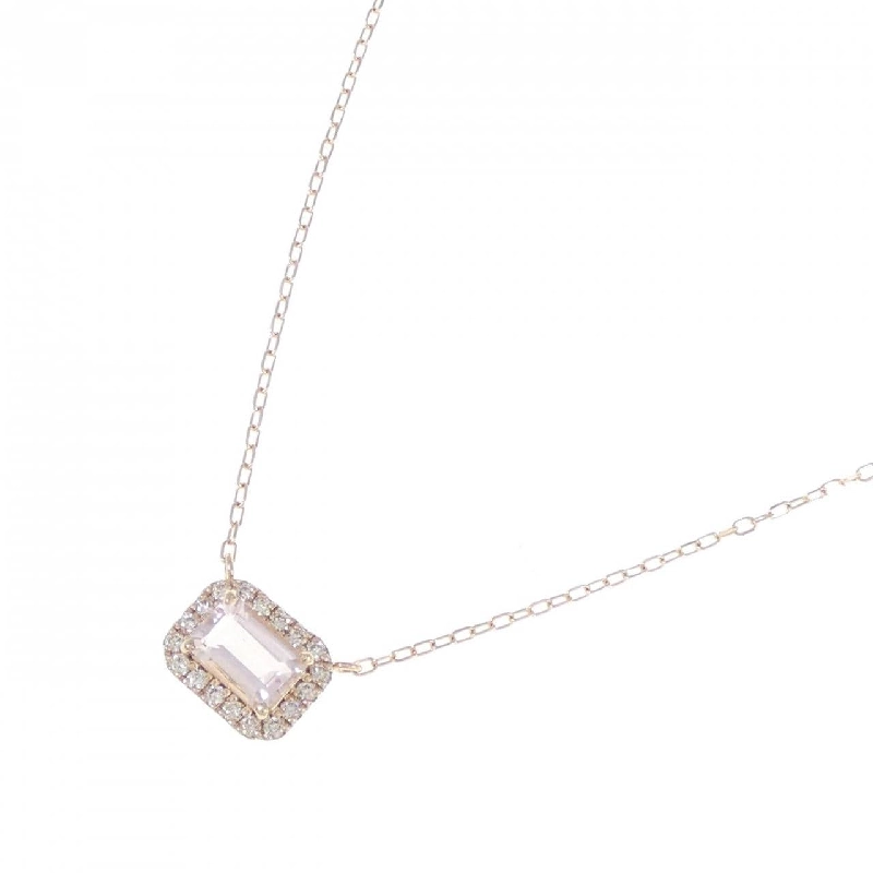 K18PG Morganite Necklace 0.51CT - Hàng hiệu Chính hãng 861412