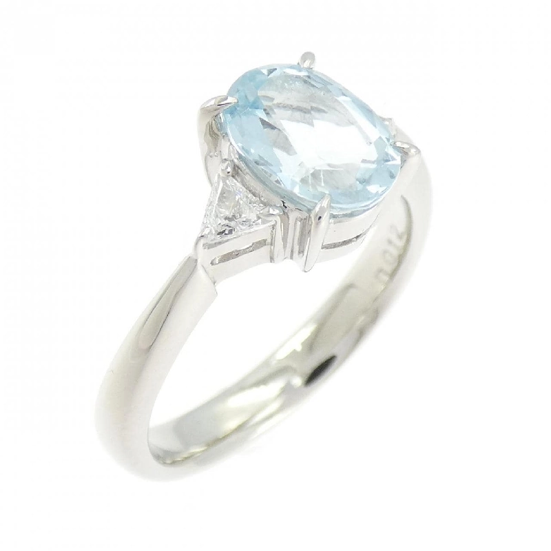 Nhẫn Aquamarine PT900 1.14CT - Hàng hiệu Authentic 852334