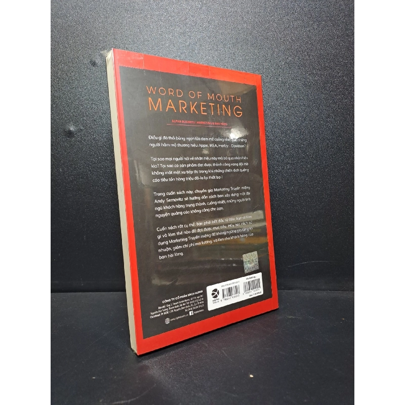 Marketing truyền miệng cách nhanh nhất để thuyết phục người dùng biết về sản phẩm của bạn mới 100% HCM.ASB2209 912284