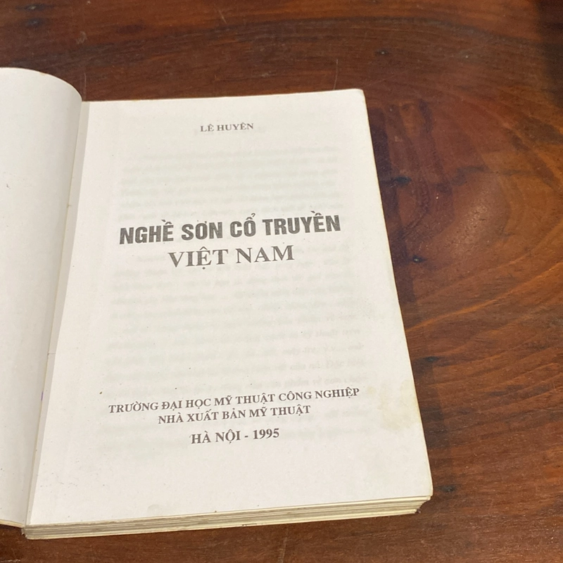 NGHỀ SƠN CỔ TRUYỀN VIỆT NAM, BẢN IN LẦN ĐẦU NĂM 1995, BẢN CÓ CHỮ KÝ TÁC GIẢ 472780