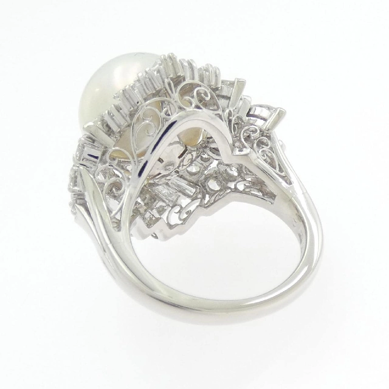 Nhẫn ngọc trai trắng Mikimoto 12.3mm - Hàng hiệu Authentic 836526