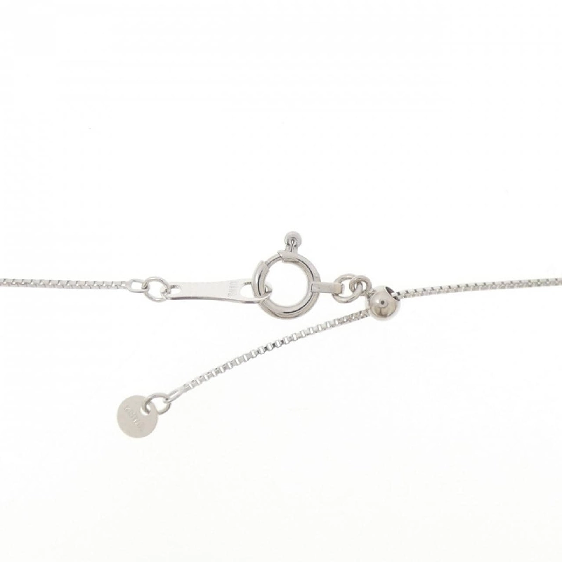 K18WG Cú Mèo Đá Rhodochrosite Dây Chuyền - Hàng hiệu Chính hãng 860051