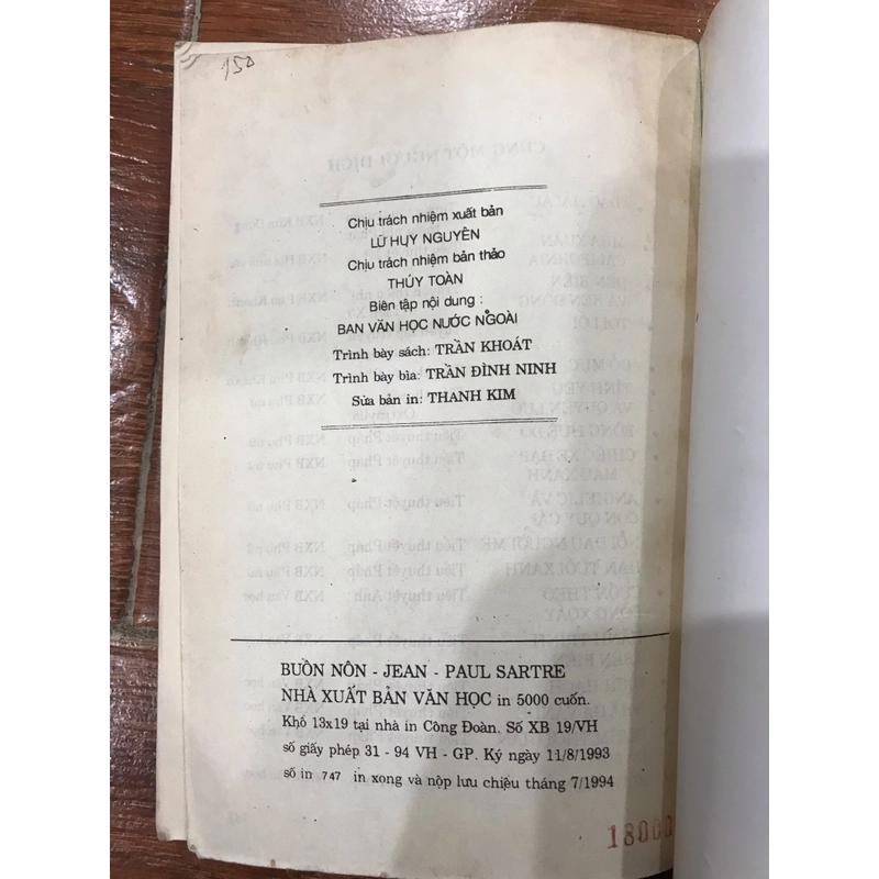 Buồn Nôn - Jean Paul Sartre 408799