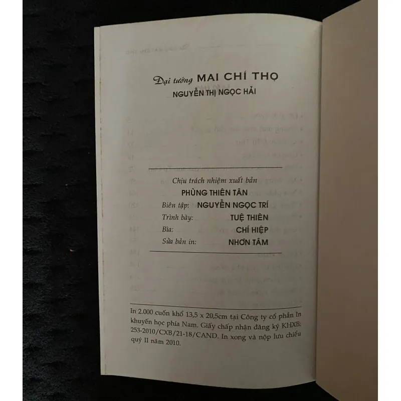 Đại tướng Mai Chí Thọ - Nguyễn Thị Ngọc Hải 1021933