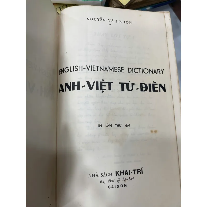ANH VIỆT TỪ ĐIỂN - NGUYỄN VĂN KHÔN 1043032