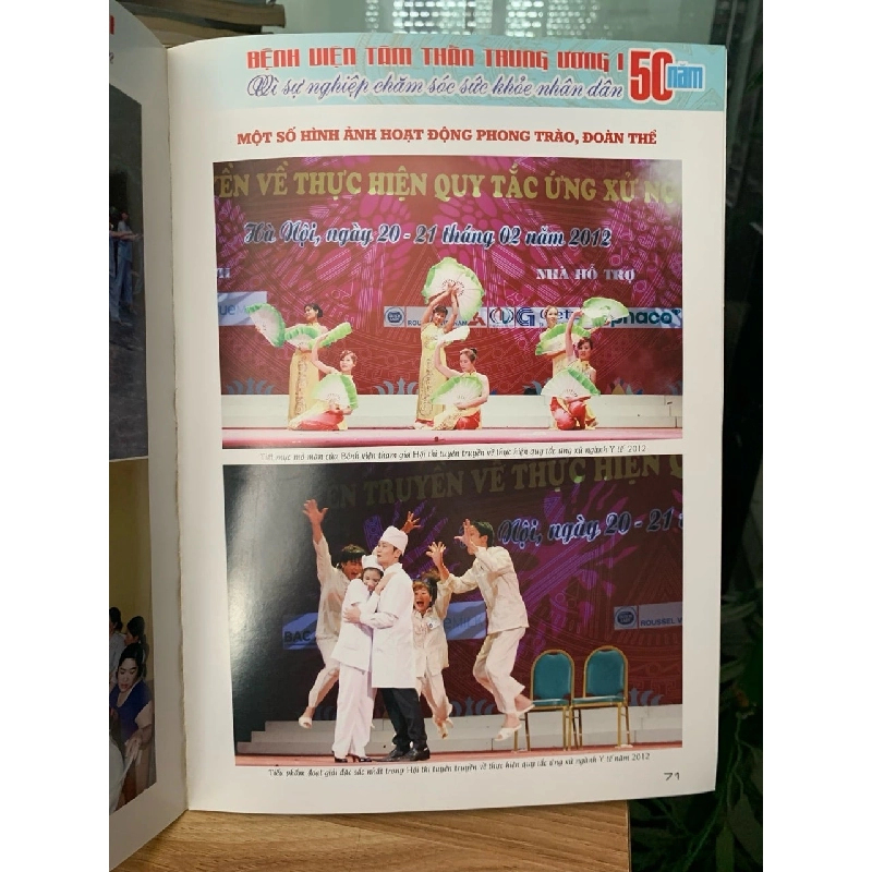 Kỷ yếu BV tâm thần trung ương l 50 năm vì sự nghiệp chăm sóc sức khoẻ nhân dân 1963-2013 728001