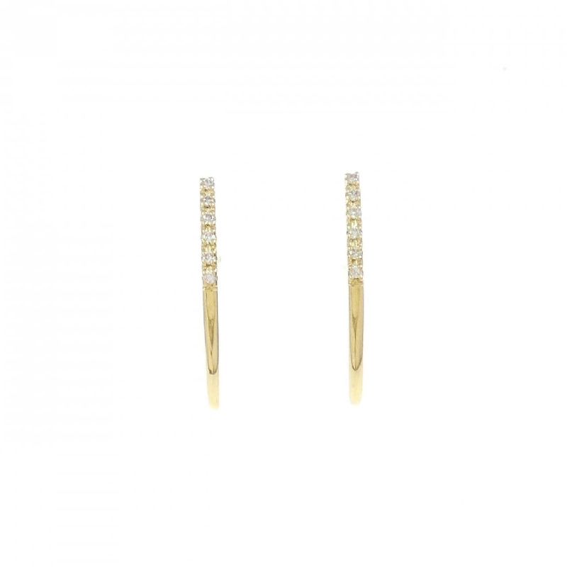 Bông tai kim cương K18YG 0.04CT - Hàng hiệu chính hãng 872004