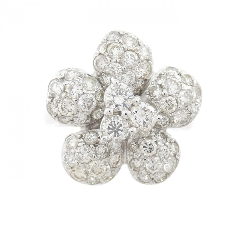 Nhẫn kim cương 750WG hoa 1.83CT - Hàng hiệu Authentic 850067