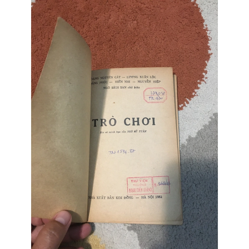 Trò Chơi - NXB Kim Đồng 1982 320690