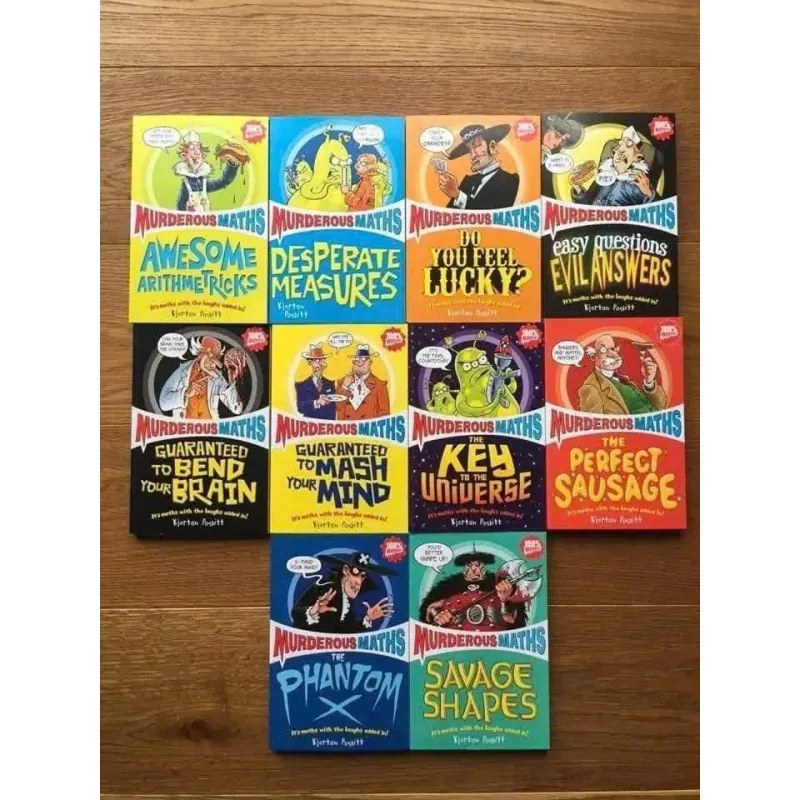 𝐌𝐔𝐑𝐃𝐄𝐑𝐎𝐔𝐒 𝐌𝐀𝐓𝐇𝐒 𝐓𝐇𝐄 𝐏𝐎𝐖𝐄𝐑 𝐎𝐅 𝐓𝐄𝐍 - Bộ 10 quyển - No box 745210