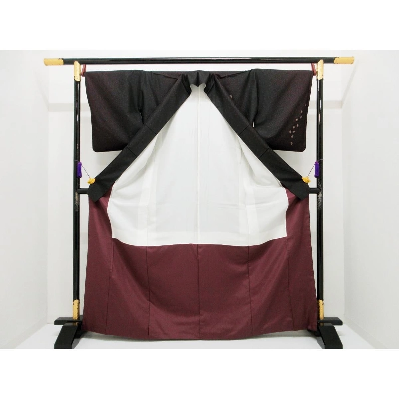 Tơ tằm vỏ sò Ryukyu tím thêu - Hàng hiệu Authentic 878534