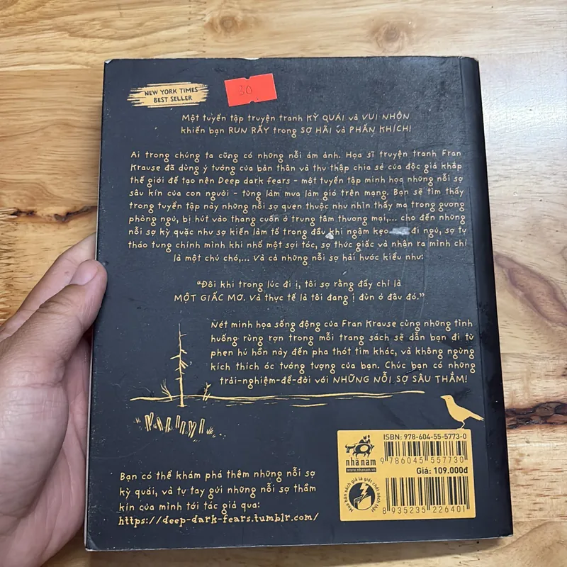 II Sách Tâm Lý: Những Nỗi Sợ Sâu Thẳm _ Deep Dark Fears - FRAN KRAUSE - 2020 699415