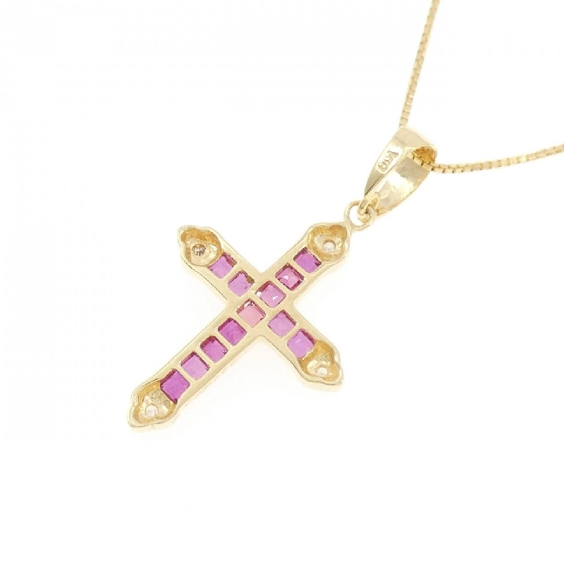 K18YG Đeo chéo Ruby 0.30CT - Hàng hiệu Chính hãng 861131