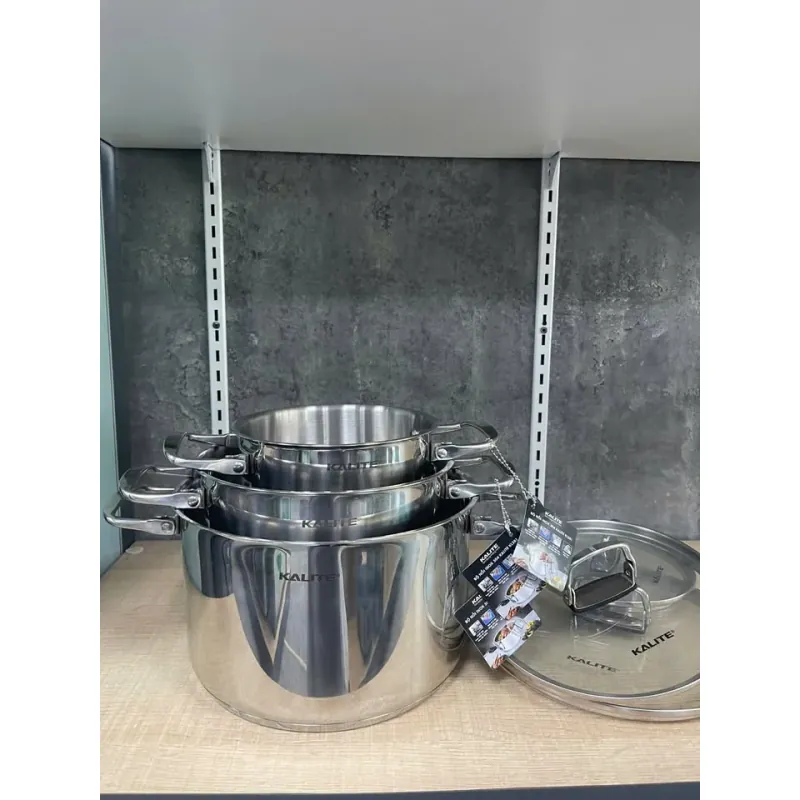🌿 Bộ Nồi Inox 304 Kalite KL381 – An Toàn Sức Khỏe, Không Thôi Nhiễm Chất Độc Hại 721030