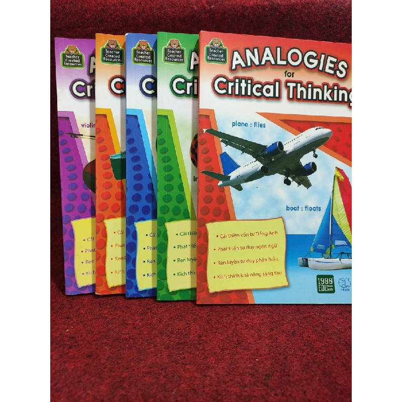 [Phiên Chợ Sách Cũ] Bộ 5 cuốn analogies for Critical thinking 2303 413581