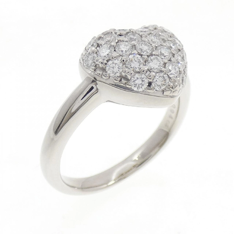 Nhẫn kim cương hình trái tim PT900 Pavé 0.94CT - Hàng hiệu Authentic 849074