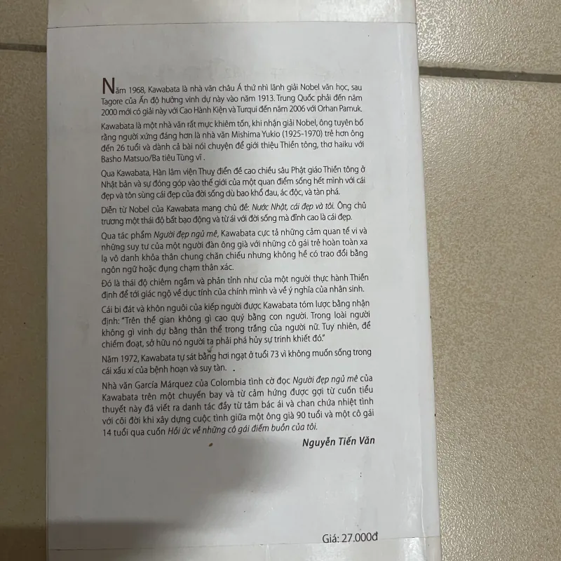 Người đẹp ngủ mê - Yasunari Kawabata (c43) 1019197