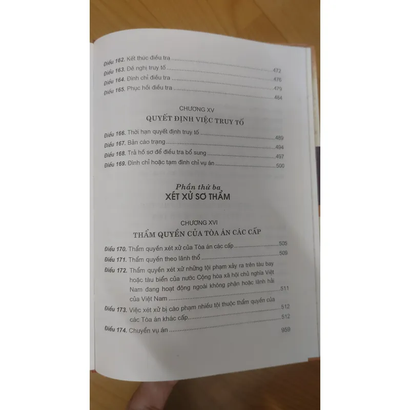 BỘ LUẬT TỐ TỤNG HÌNH SỰ  704107