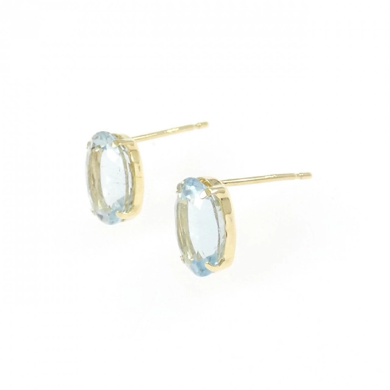 K18YG Aquamarine Bông tai 2.00CT - Hàng hiệu Chính hãng 864404