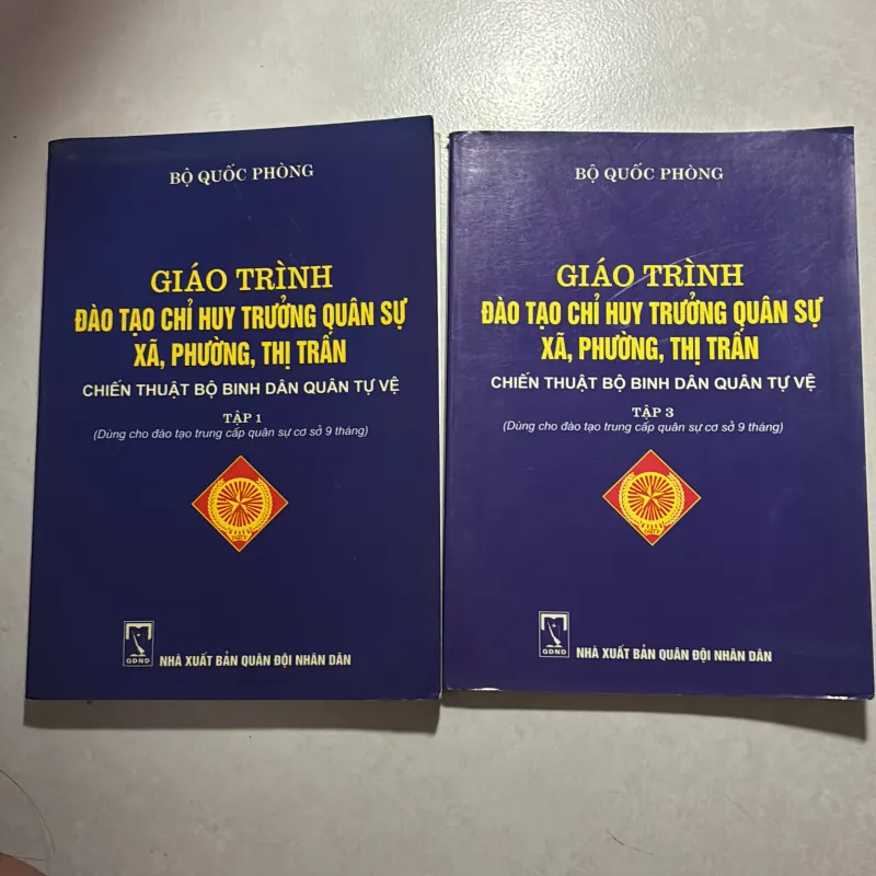 Giáo trình đào tạo chỉ huy trưởng quân sự xã phường thị trấn (5c cuốn) 746489