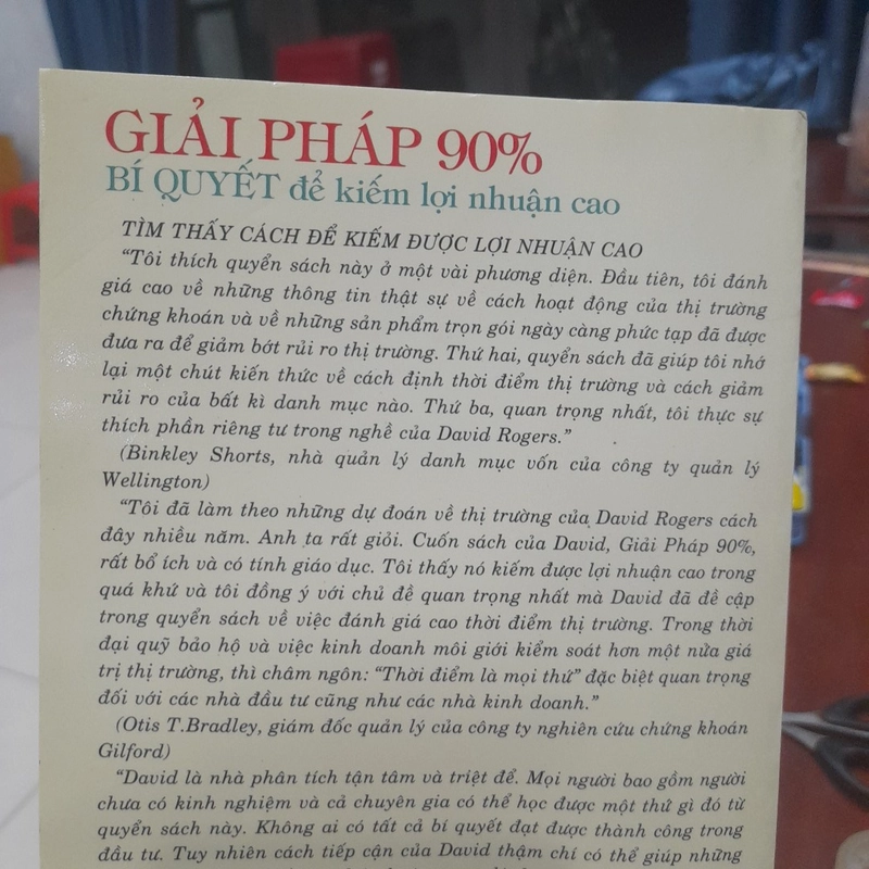 David Risk - Giải pháp 90%, BÍ QUYẾT ĐỂ KIẾM LỢI NHUẬN CAO 380840