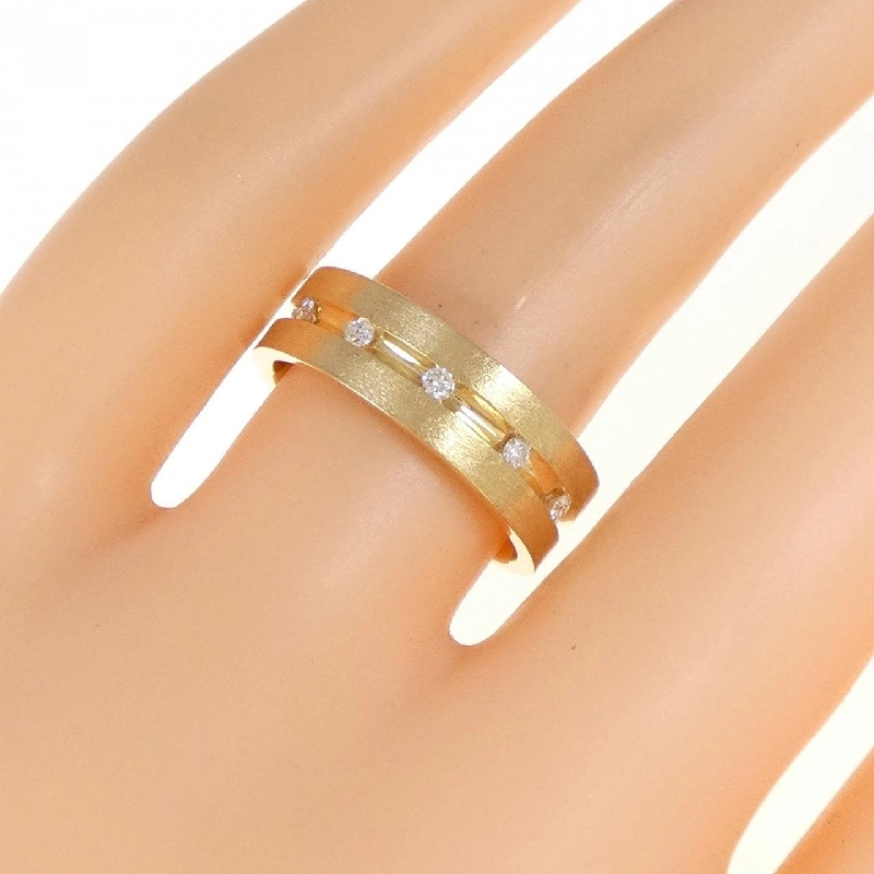 Nhẫn kim cương K18YG 0.10CT 669197