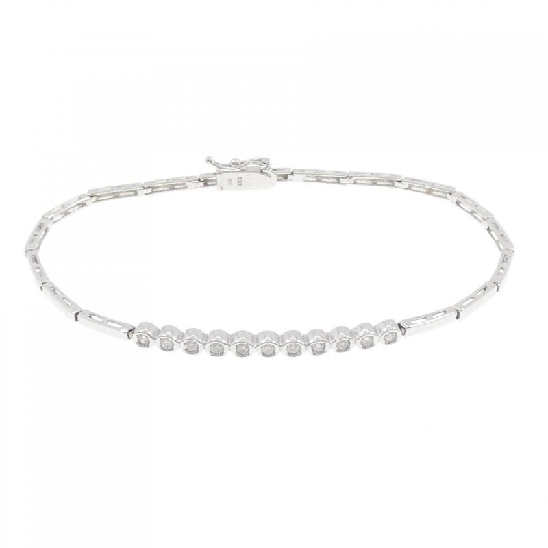 K18WG Vòng tay kim cương 0.21CT - Hàng hiệu Chính hãng 878476