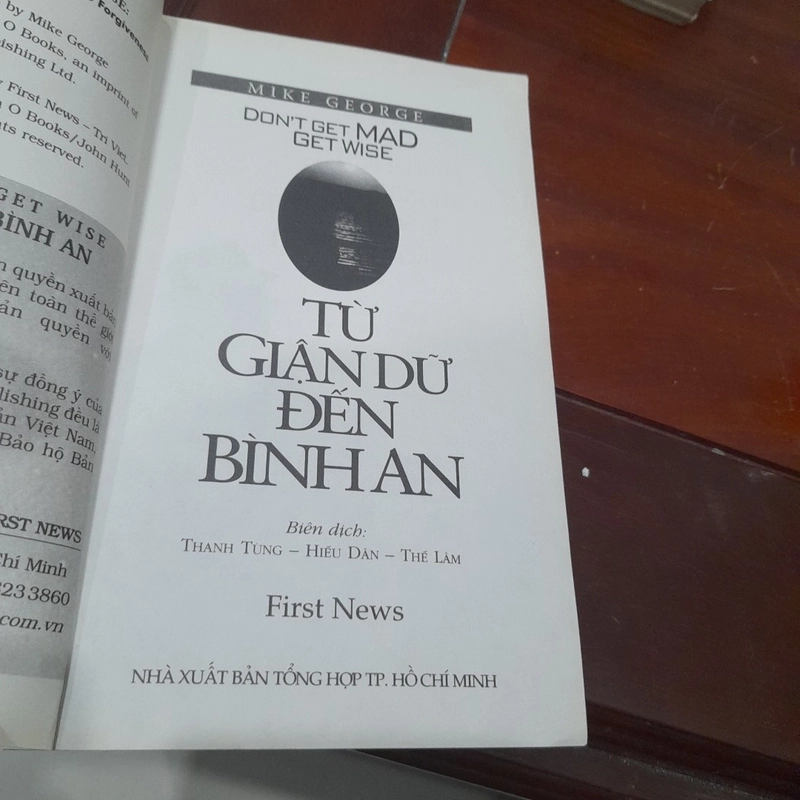 TỪ GIẬN DỮ đến BÌNH AN, Cách chế ngự sự giận dữ để sống vị tha và bình an 278943