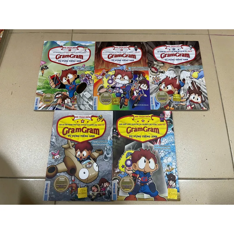 Combo 5 cuốn Gram Gram Từ vựng tiếng Anh, mới 80% (Chien) 693341