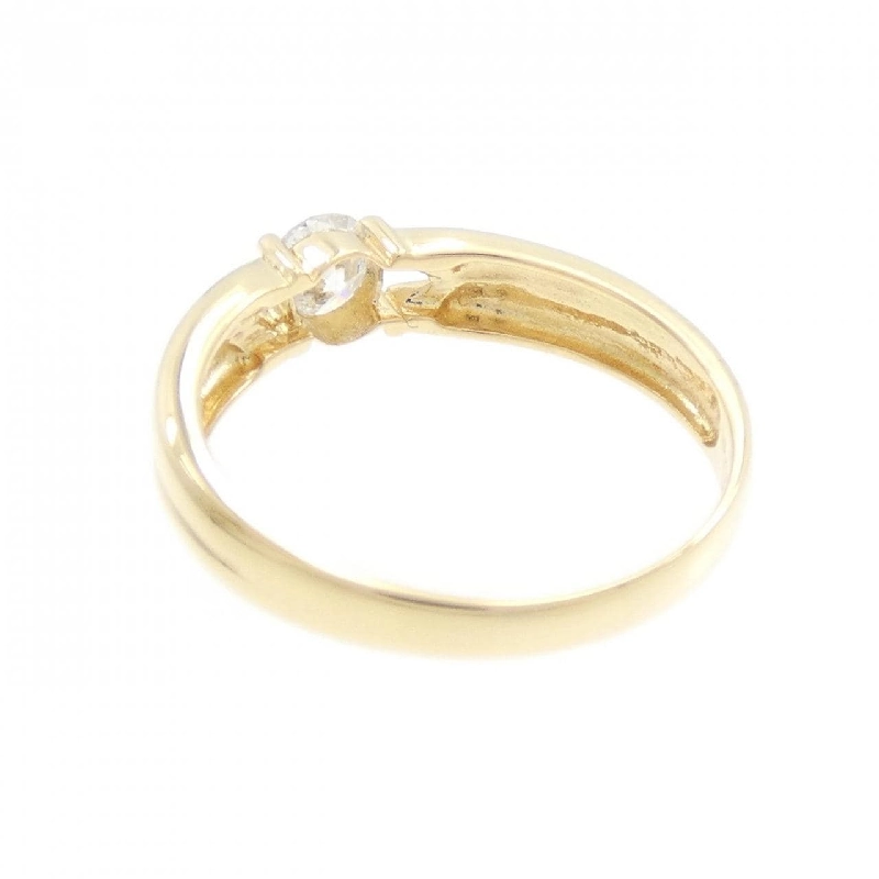 Nhẫn kim cương K18YG 0.24CT 672043