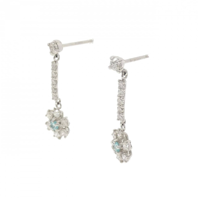 PT900 Bông tai hoa Tourmaline 0.08CT - Hàng hiệu Chính hãng 872791