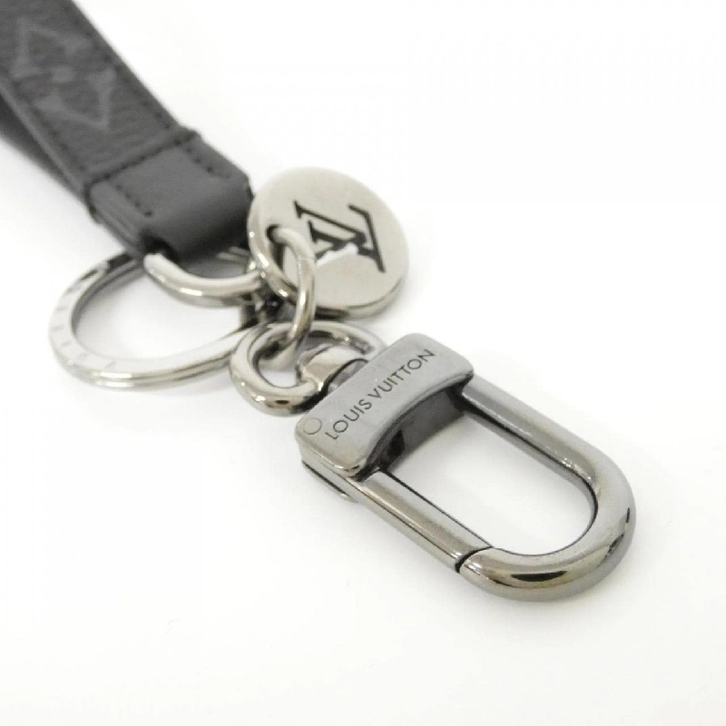 Louis Vuitton Monogram Eclipse Porte Clé Dragonne M61950 Keyring - Hàng hiệu Authentic 807405