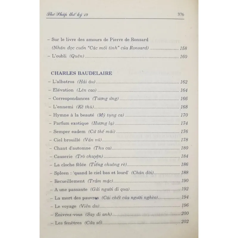 Thơ Pháp thế kỷ XIX (Trần Mai Châu) 700741