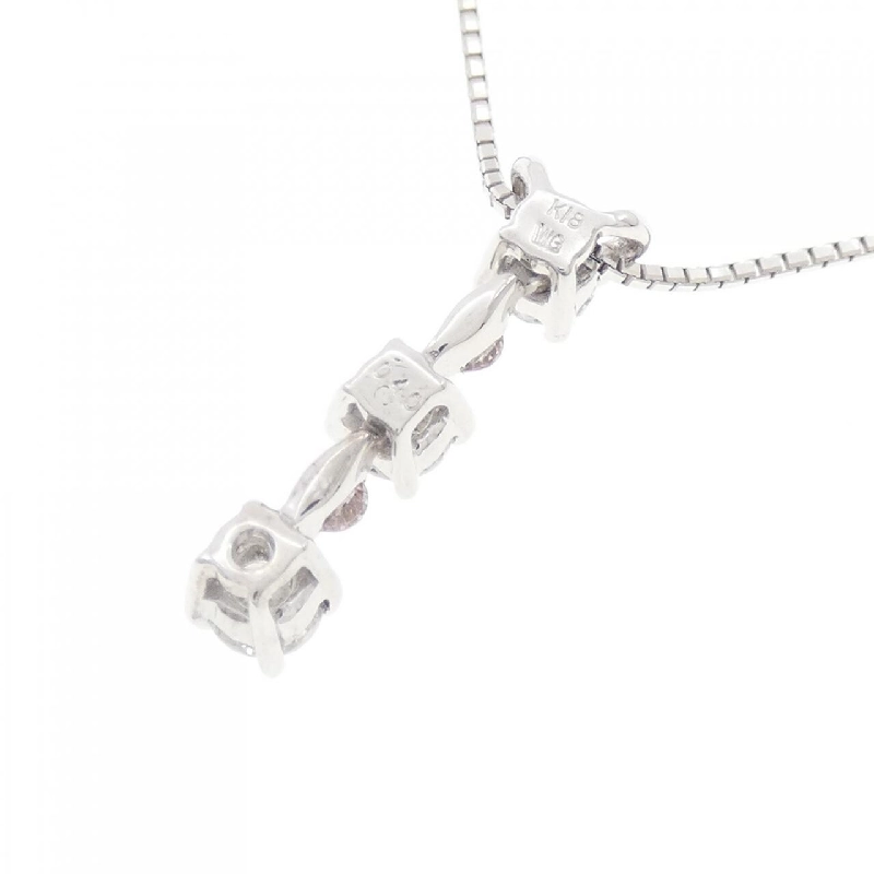 K18WG Dây chuyền kim cương 0.40CT - Hàng hiệu Chính hãng 857367