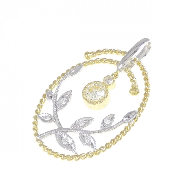 K18YG/K18WG Dây chuyền kim cương 0.45CT - Hàng hiệu Chính hãng 867928