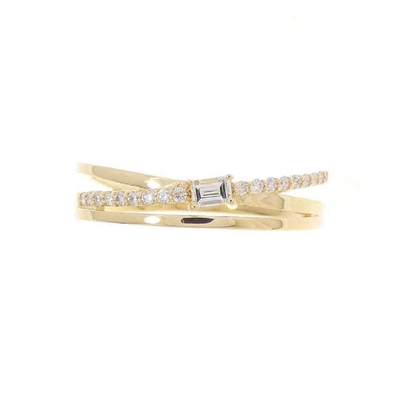 【Sản phẩm mới】Nhẫn kim cương K18YG 0.15CT 671508