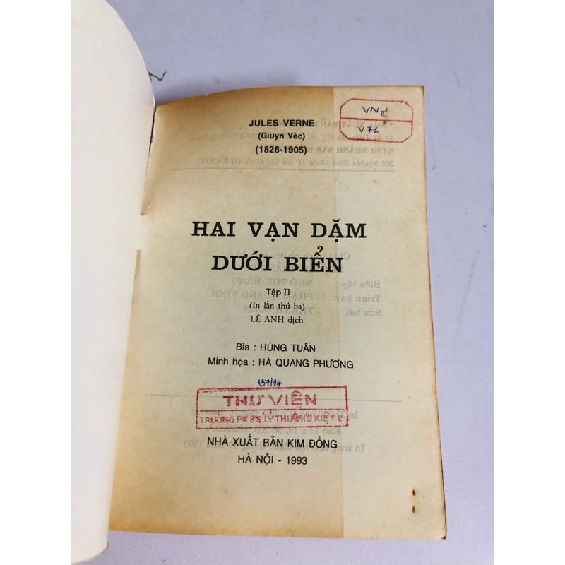 📚 SÁCH NXB KIM ĐỒNG 9x - HAI VẠN DẶM DƯỚI BIỂN (Tập 2) 545965