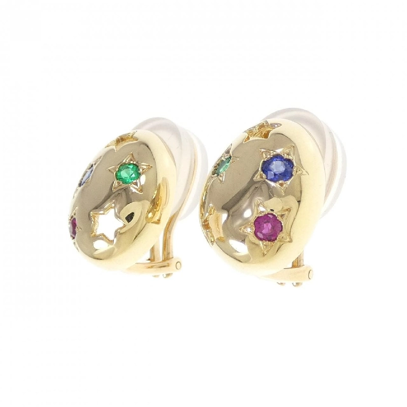 Bông tai đá màu Mikimoto - Hàng hiệu Authentic 845176